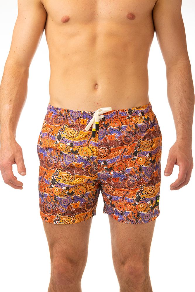 BOXER MOLLA UOMO ARANCIO FK24-2030 X04 FXXK
